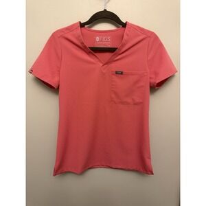 FIGS Scrub Top Women's XS Beat It Pink Catarina One Pocket FW1000 Nurse Medical